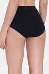 Zivame Medium Rise Full Coverage Hipster Panty (Pack of 3) - Black — thumbnail 7